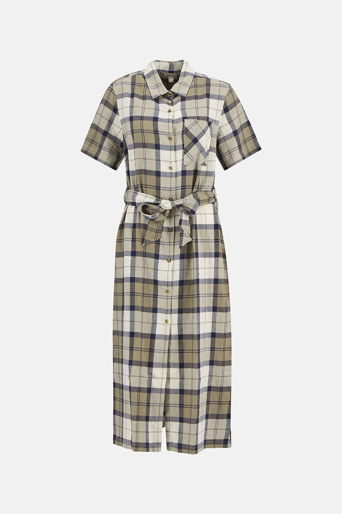 Fern Tartan Midi Dress