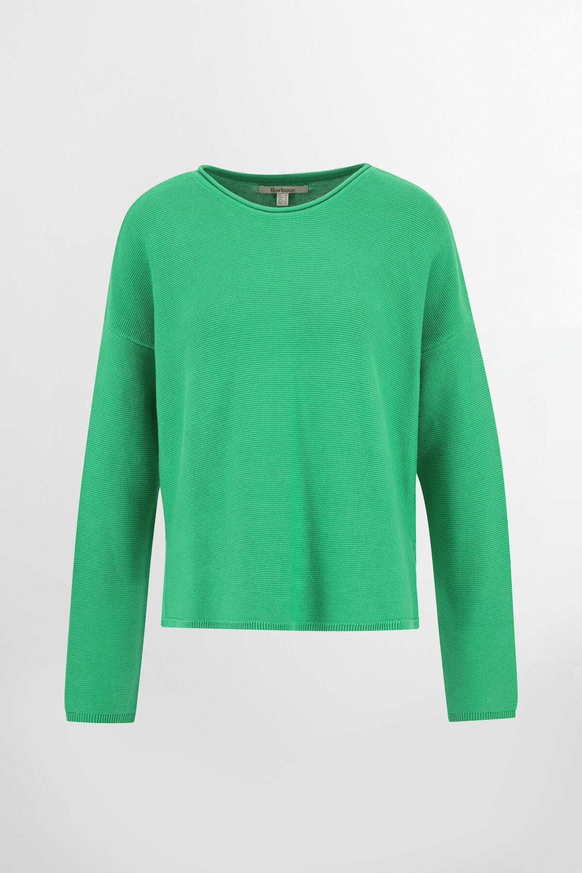 Marineblauer Pullover mit Rundhalsausschnitt