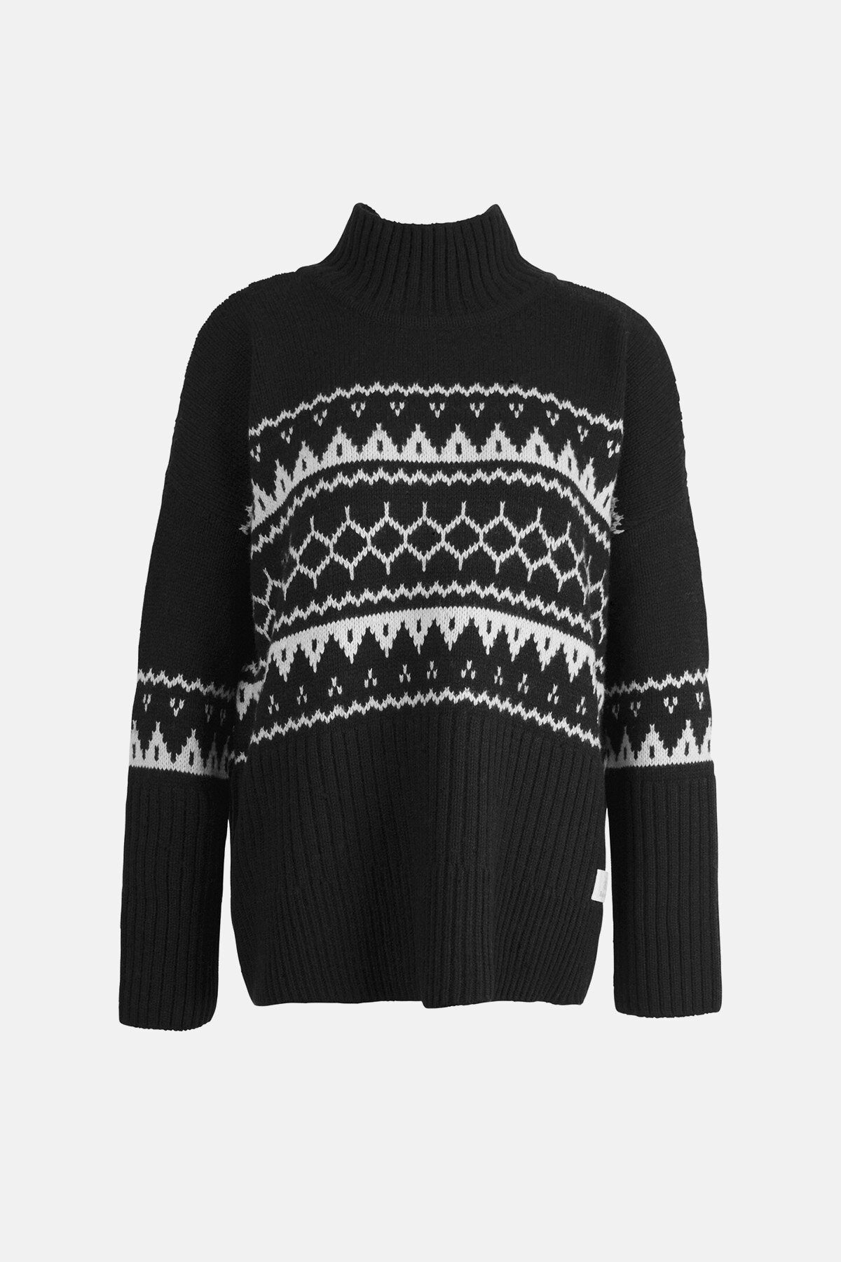 Pinienfarbener Strickpullover