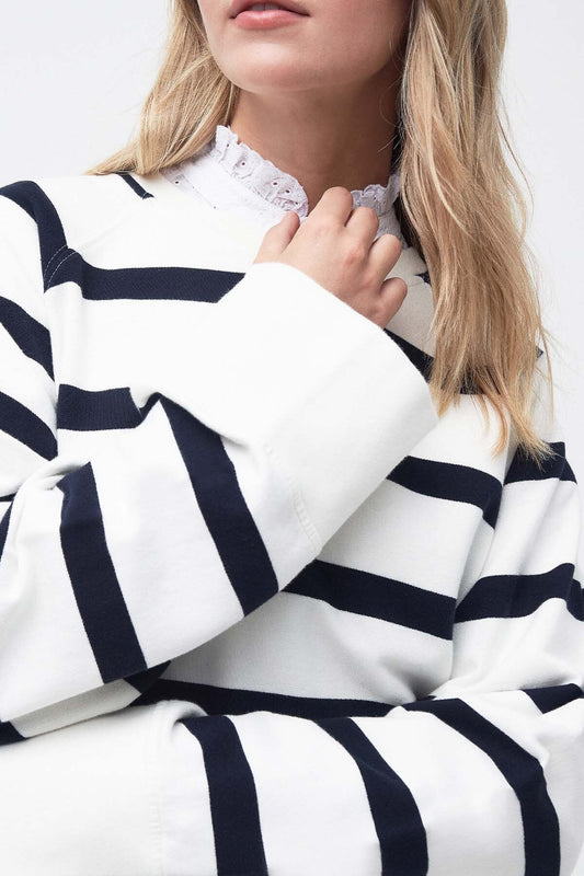 Gestreiftes Longfield Sweatshirt