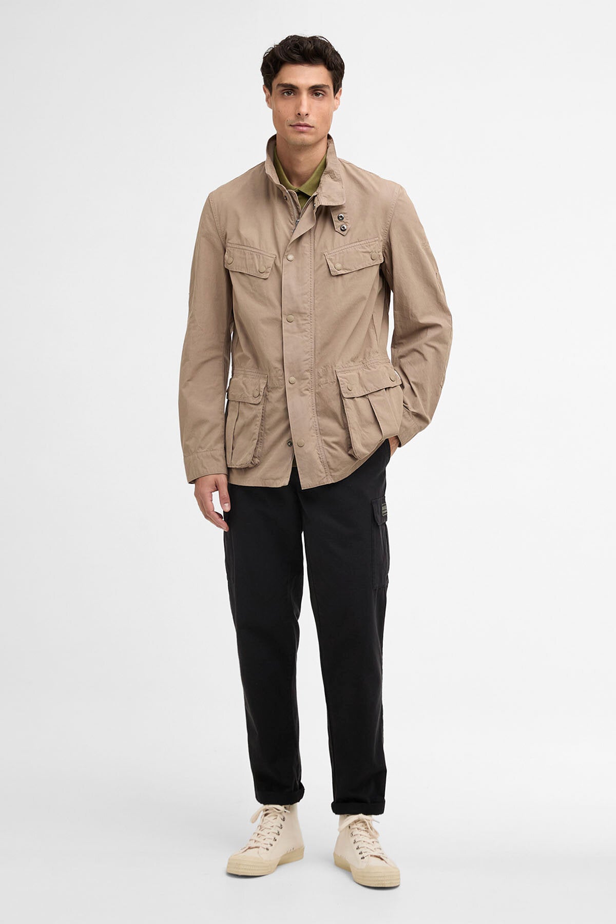 Duke Freizeitjacke mit Pigmentfärbung
