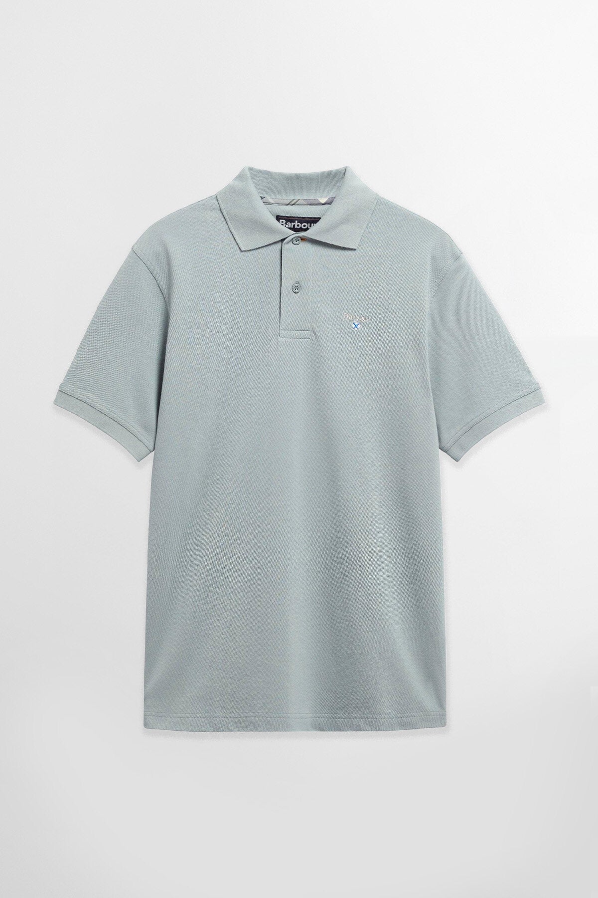 Tartan Pique Tailored Polo Shirt