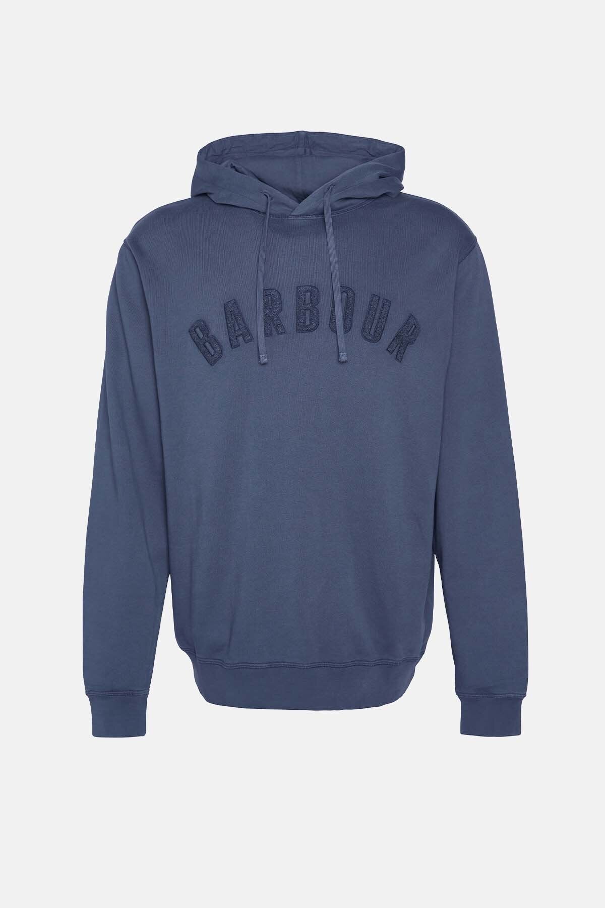 Kapuzenpullover mit Washed-Logo