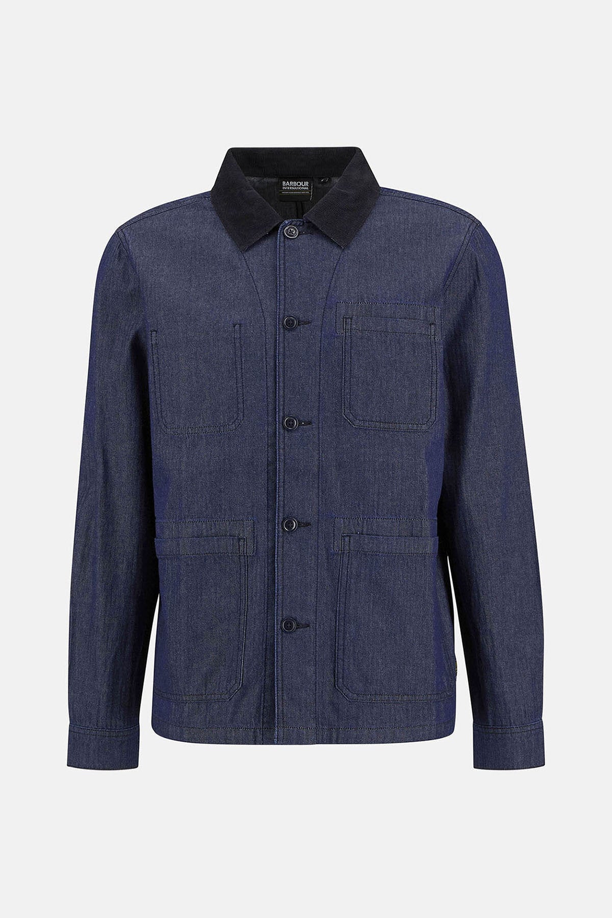 Piligan Herringbone Denim Overshirt