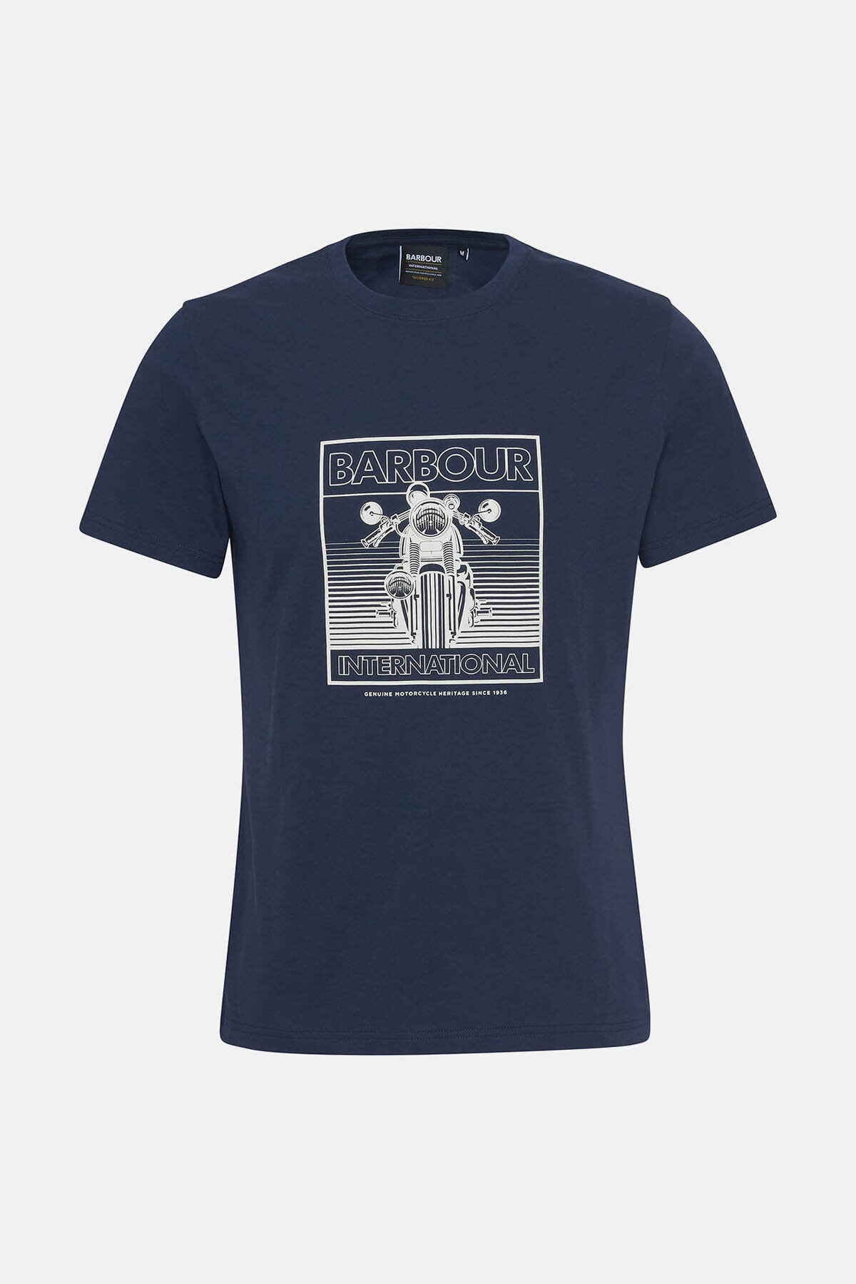 T-Shirt mit Streckenmotiv