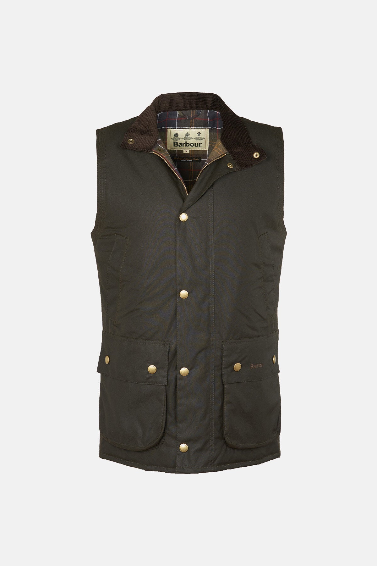 Gilet aus gewachster Baumwolle