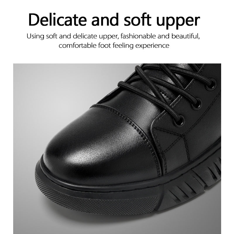 Freizeitstiefel für Herren aus echtem Leder, vielseitig, im Martin-Stil