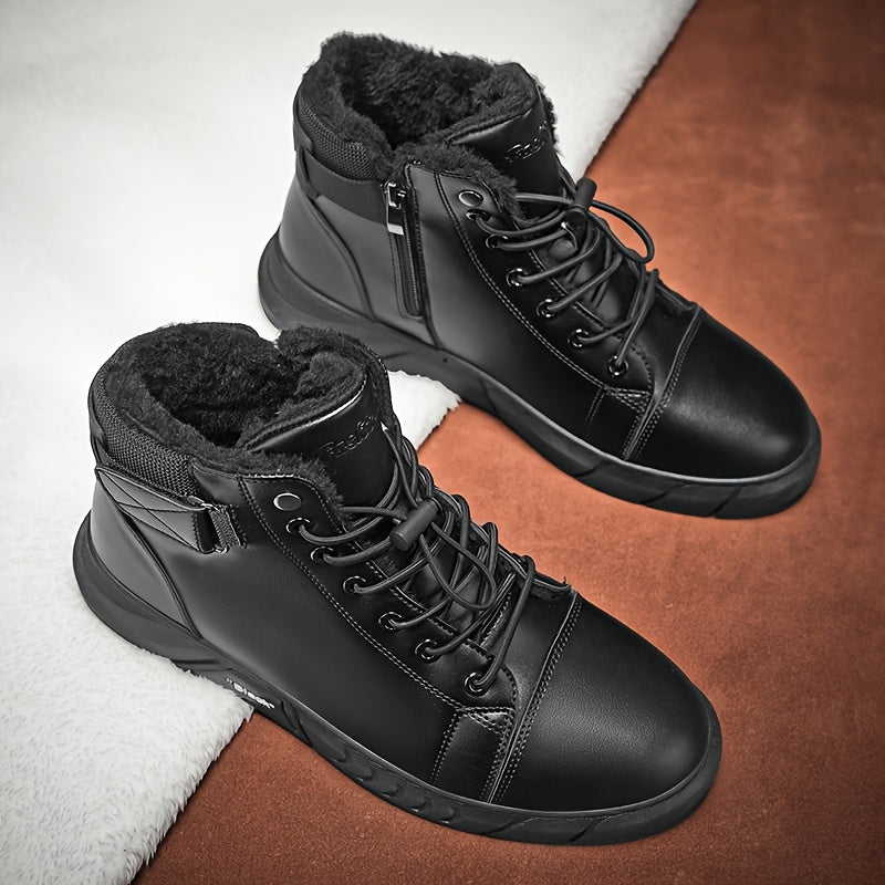 Freizeitstiefel für Herren aus echtem Leder, vielseitig, im Martin-Stil
