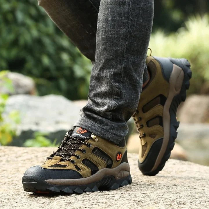 Men's Genuine Leather Comfort Orthopedic Walking Shoes