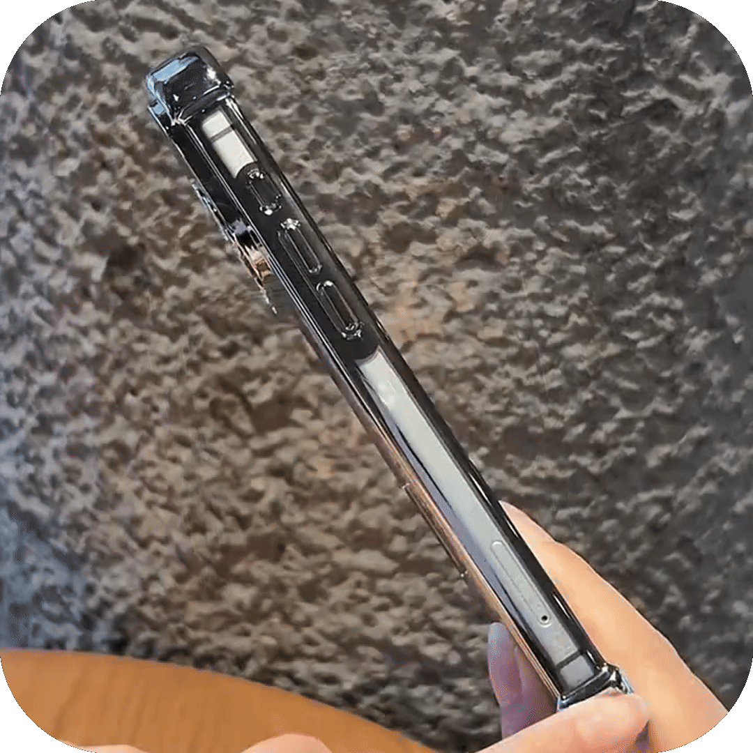 iPhone 17 Eck-Airbags Magnetische Stoßfeste Eis-Klare Hülle