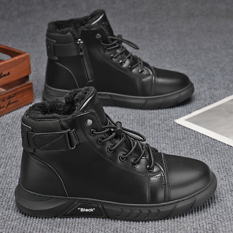 Freizeitstiefel für Herren aus echtem Leder, vielseitig, im Martin-Stil