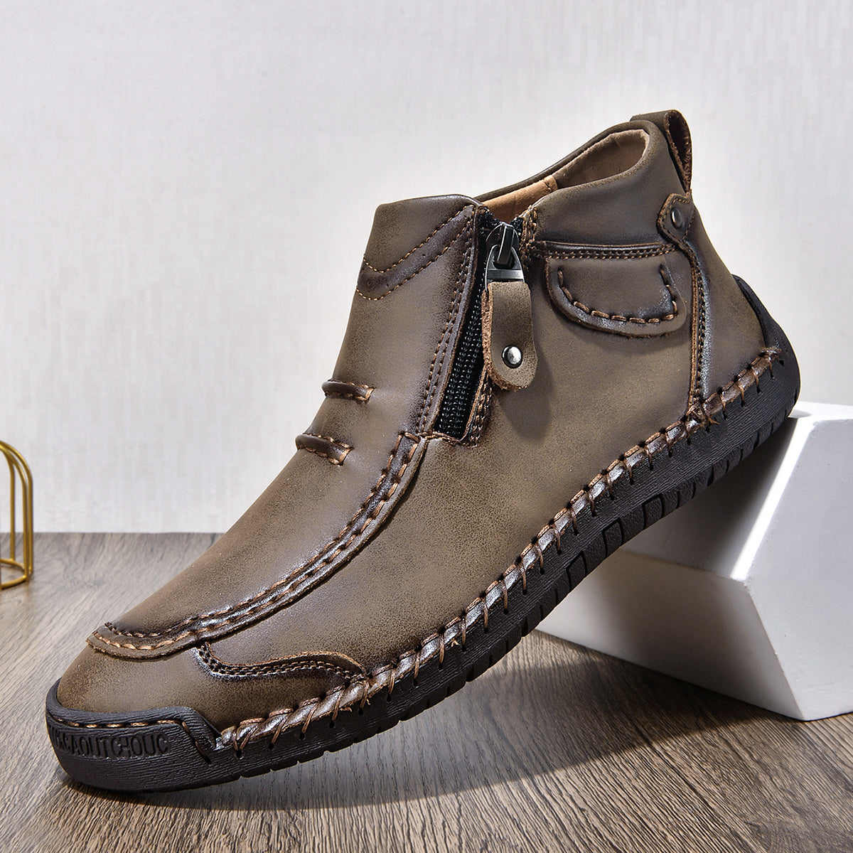 ⏰ Limited-Time 49% OFF – Comfortable Flat-Soled Handmade Leather Casual Shoes