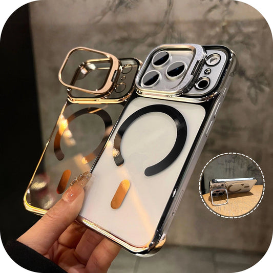 iPhone 17 Magnetische, randlose Hülle mit integriertem Objektivhalter