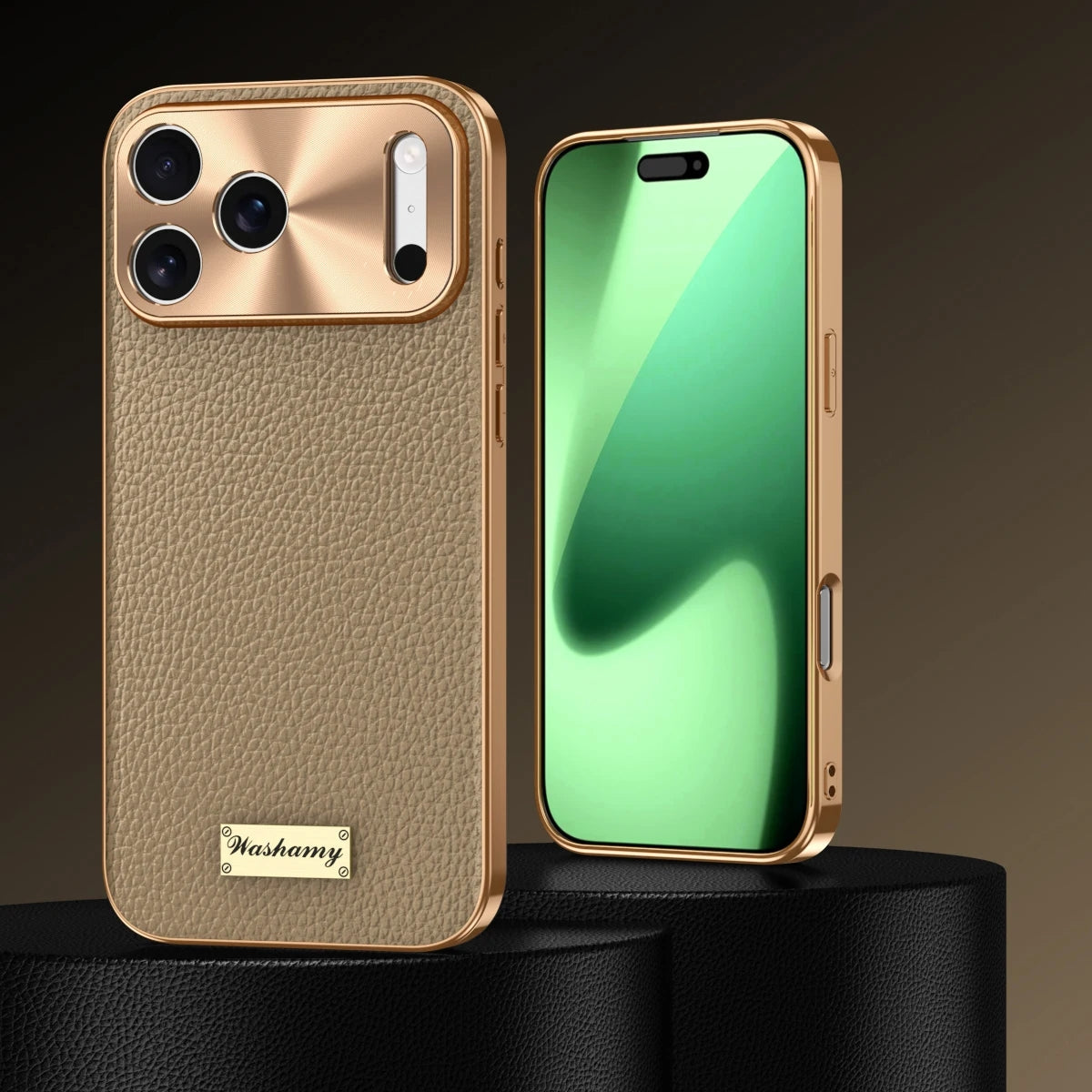 Premium Leather Anti-Fingerprint - Comfortable Grip iPhone 17 Series