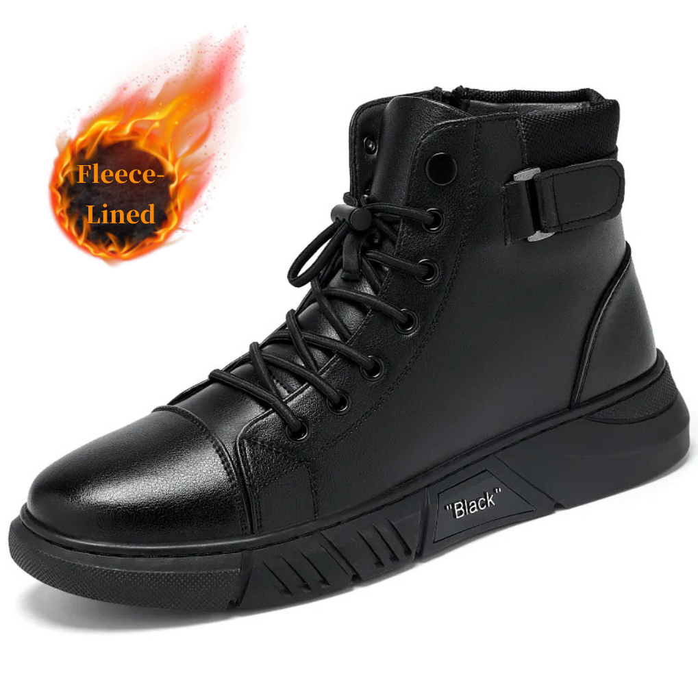 Freizeitstiefel für Herren aus echtem Leder, vielseitig, im Martin-Stil