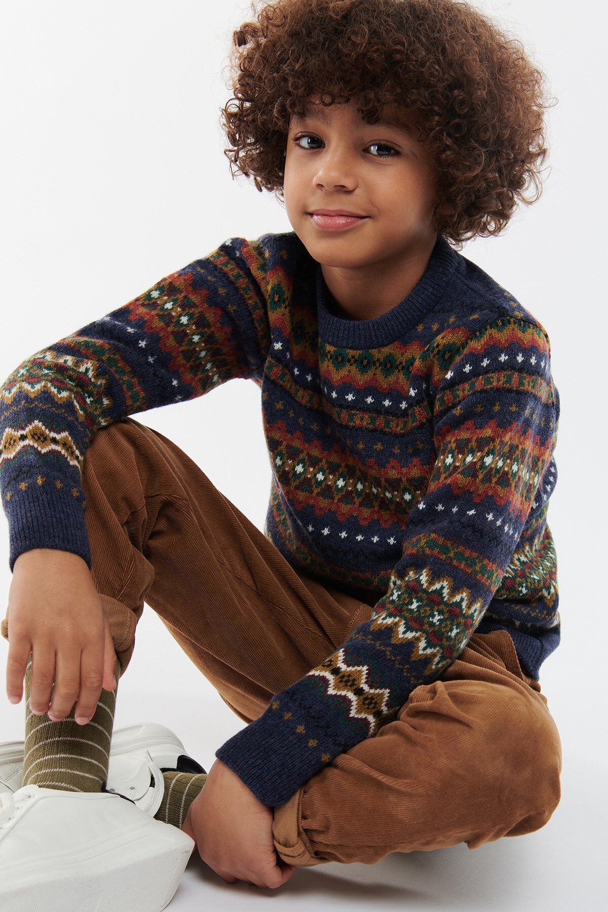 Pullover Fair Isle Rundhals