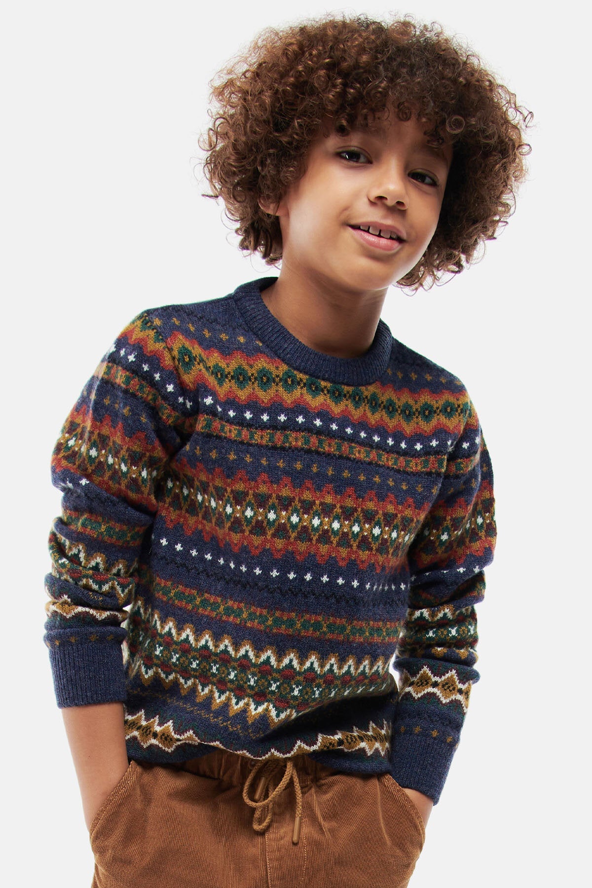 Pullover Fair Isle Rundhals