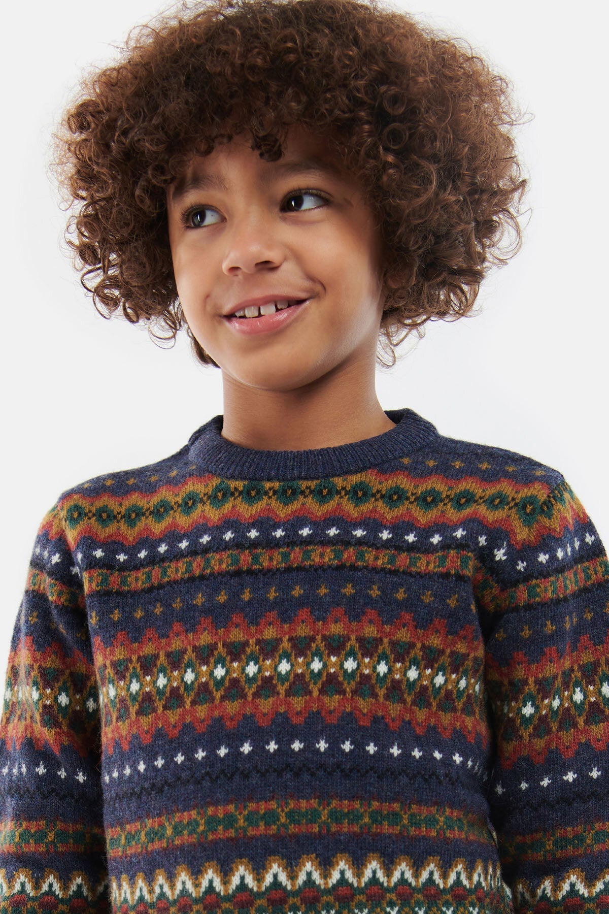 Pullover Fair Isle Rundhals