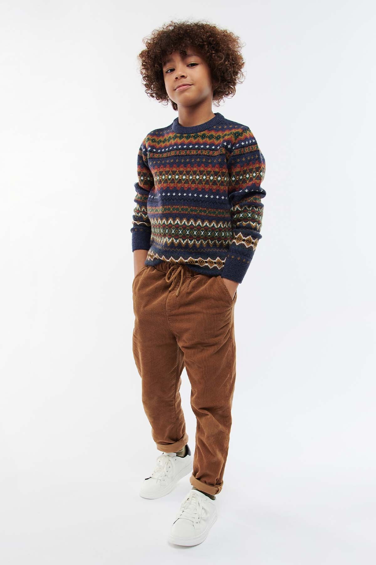 Pullover Fair Isle Rundhals