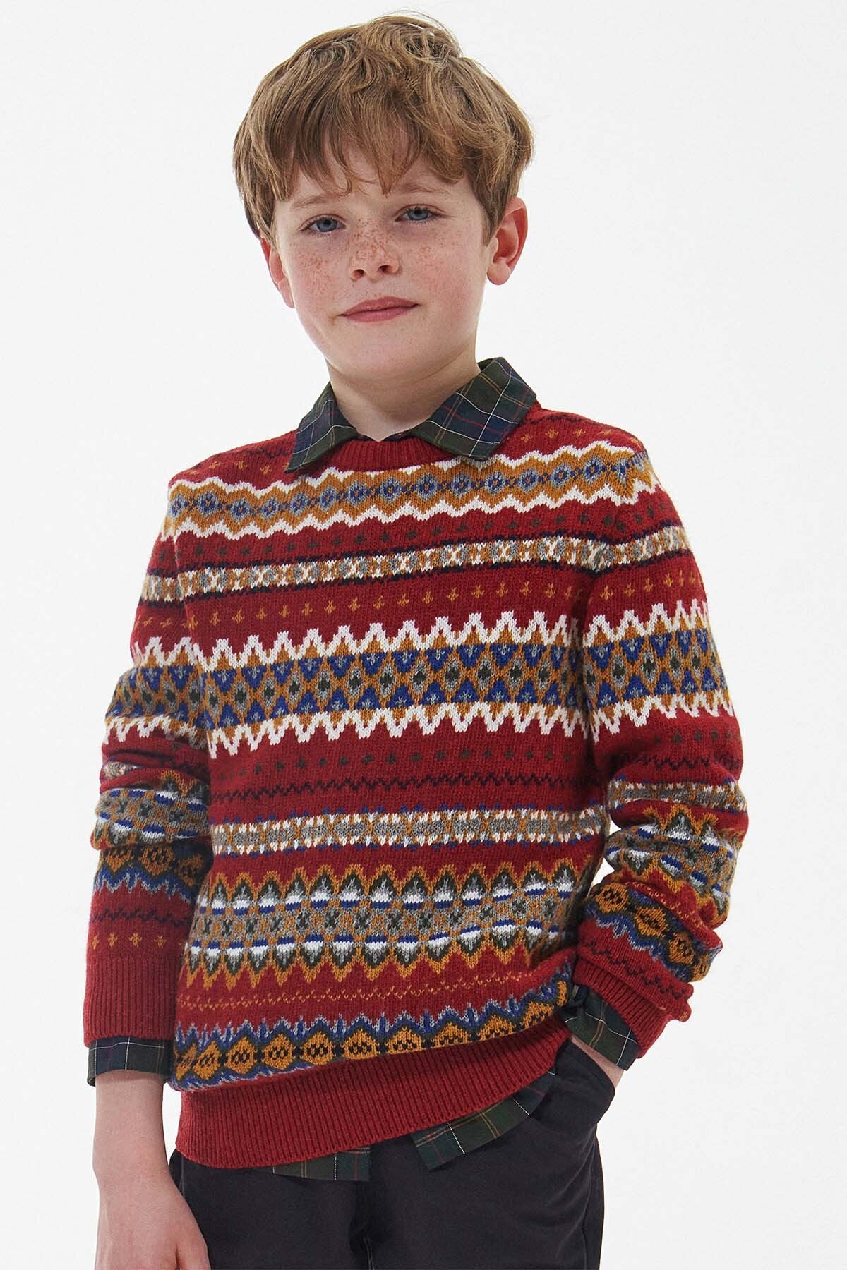 Pullover Fair Isle Rundhals