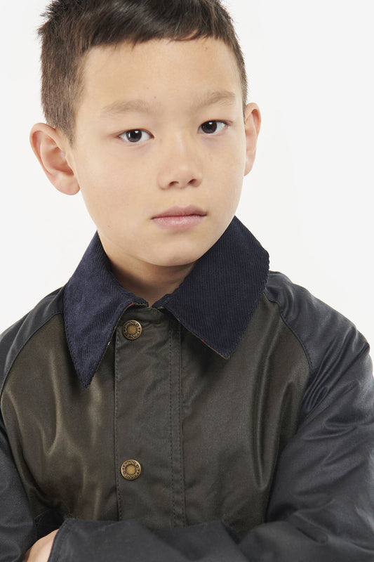 Jungen Winter Patch Bedale Wachs