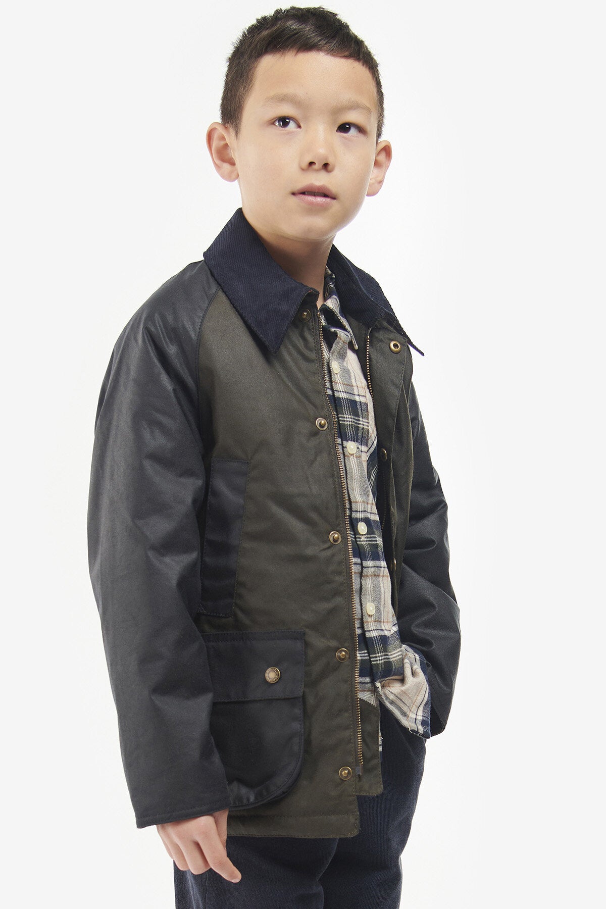 Jungen Winter Patch Bedale Wachs