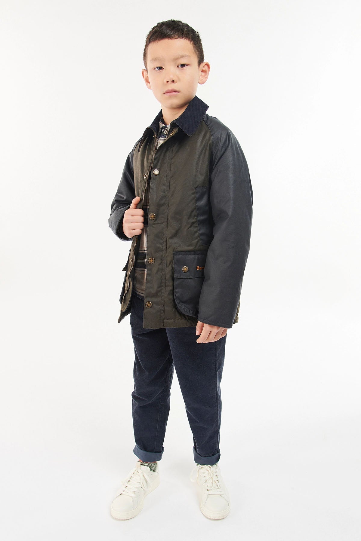 Jungen Winter Patch Bedale Wachs