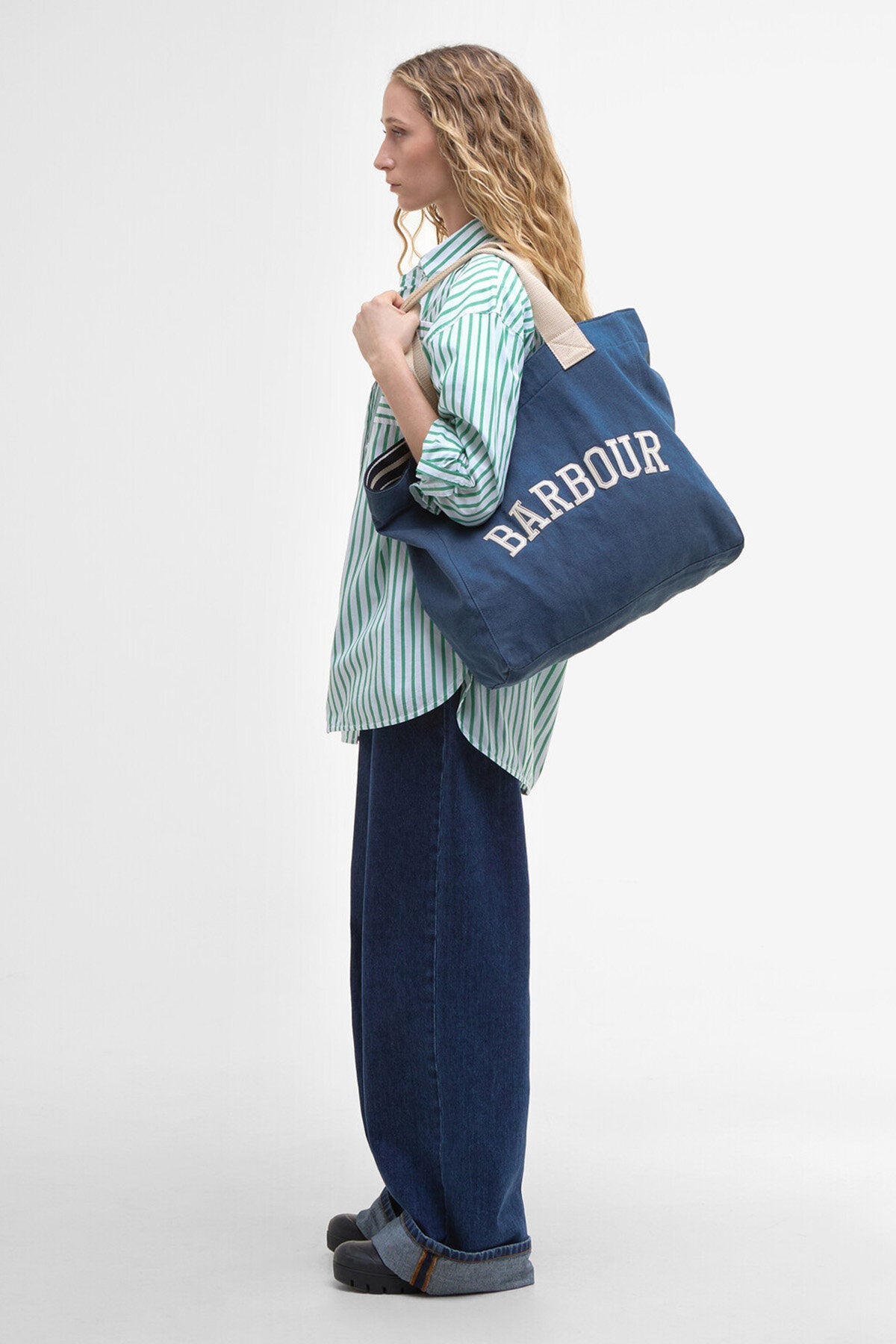 Emily Denim Tote Bag