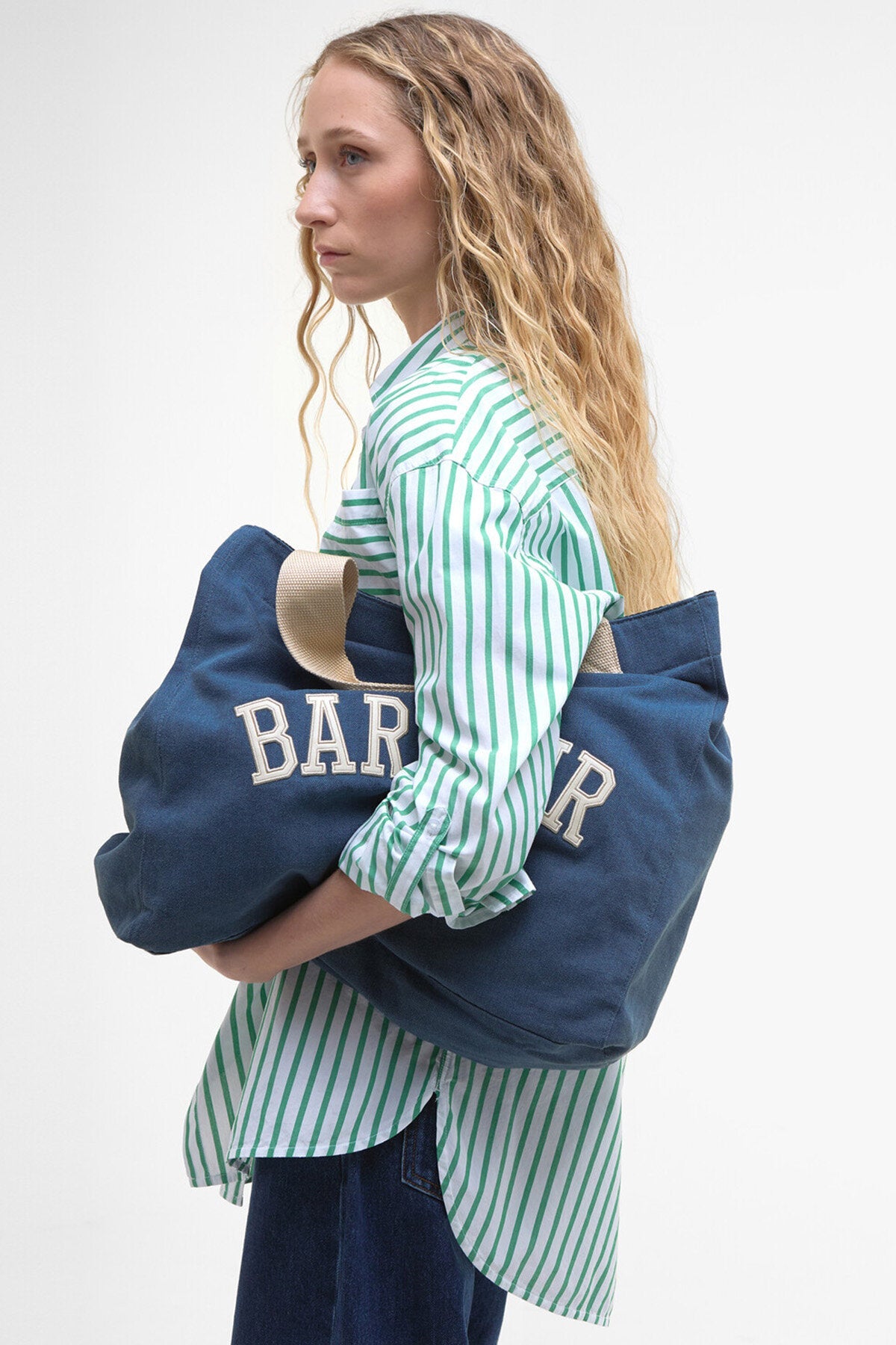Emily Denim Tote Bag