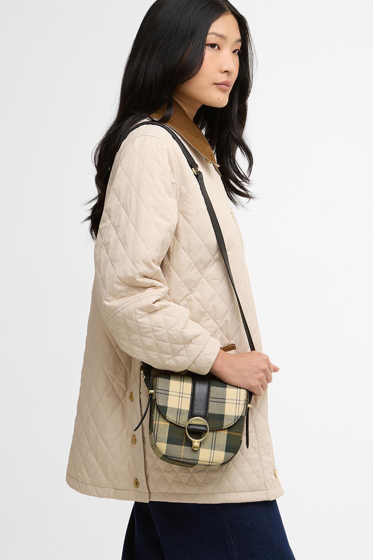 Elm-Tartan-Umhängetasche