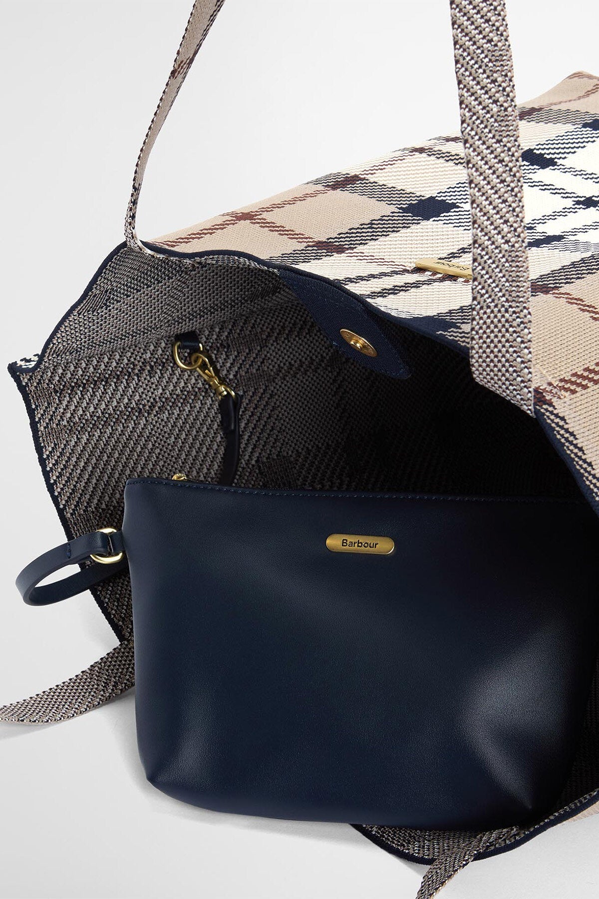 Layla Tartan Large Tote Bag