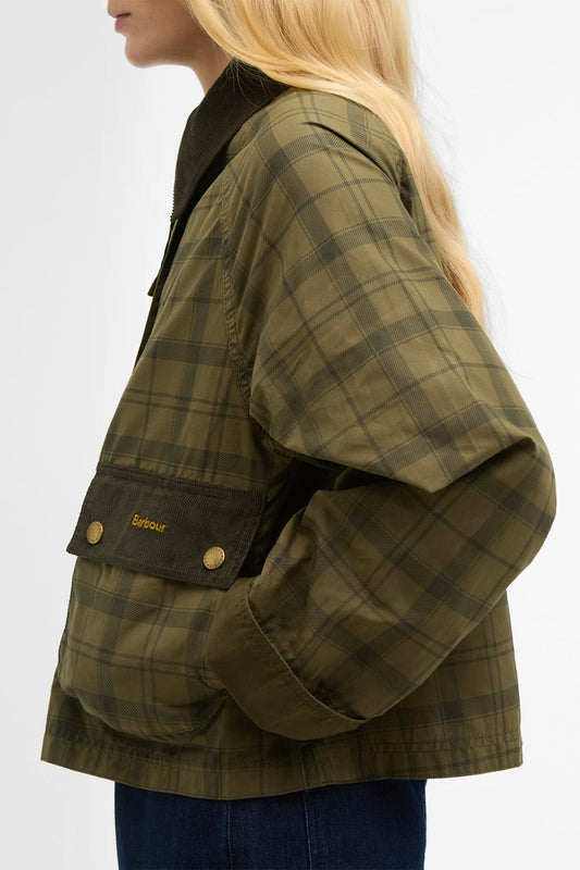 Tartan Cropped Beadnell Casual Jacket