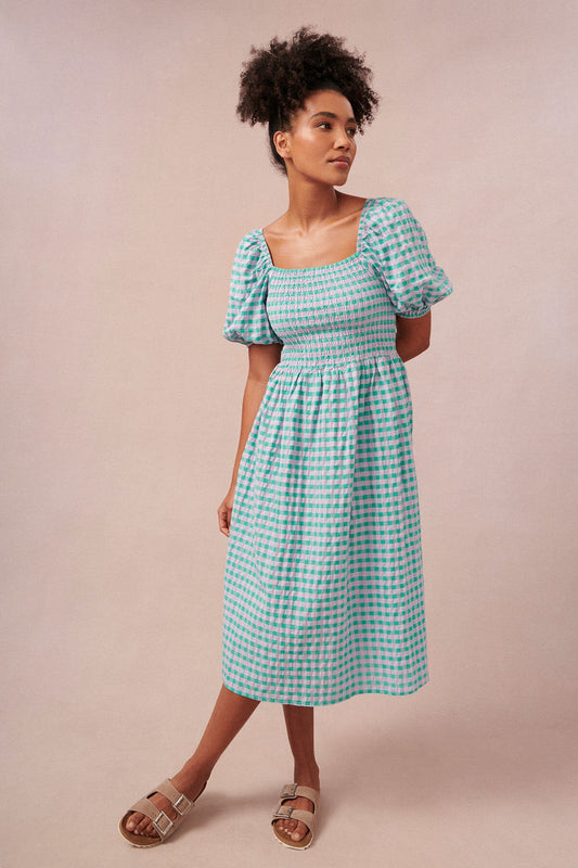 Geranium midi dress