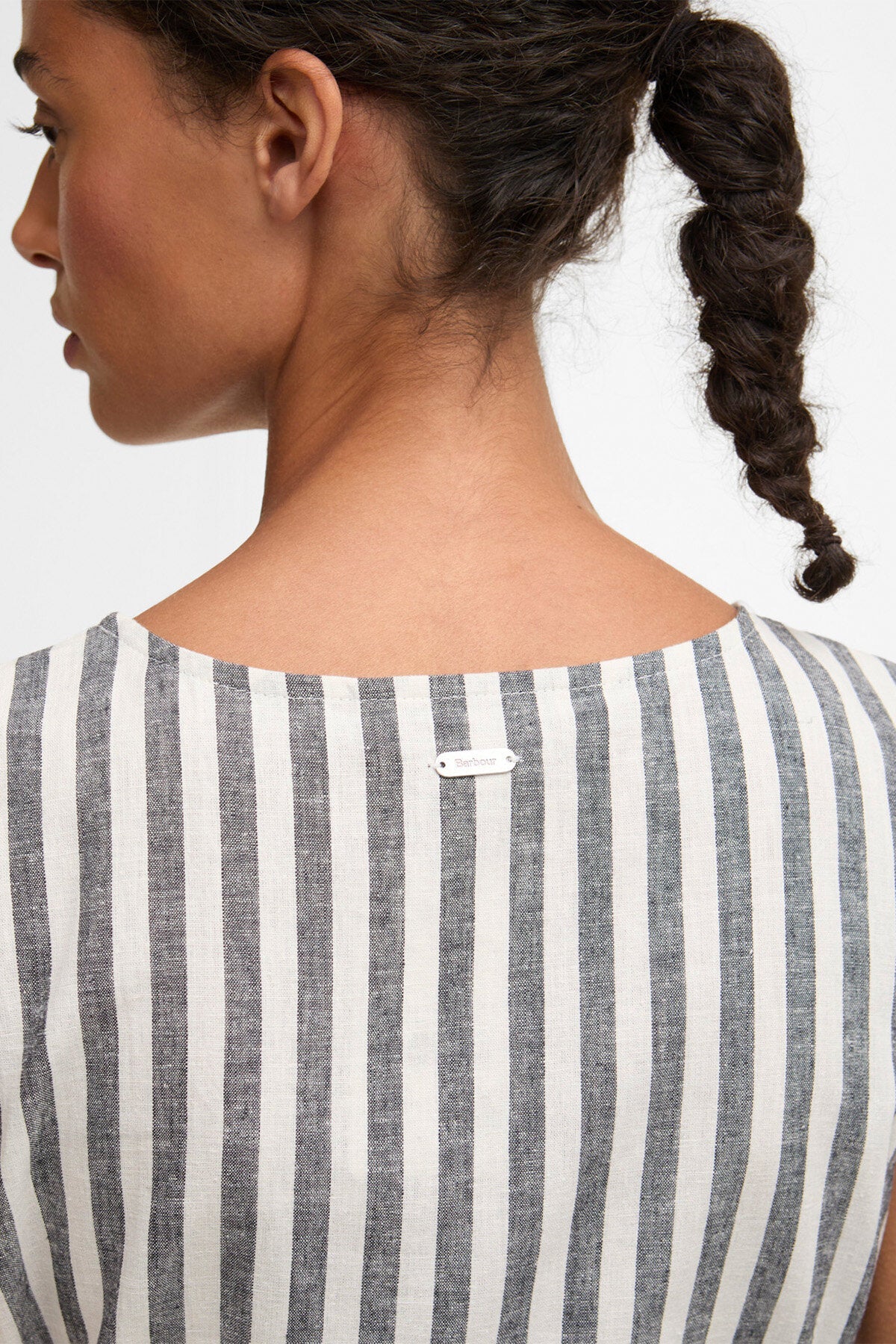 Gestreiftes Midikleid „Inez“