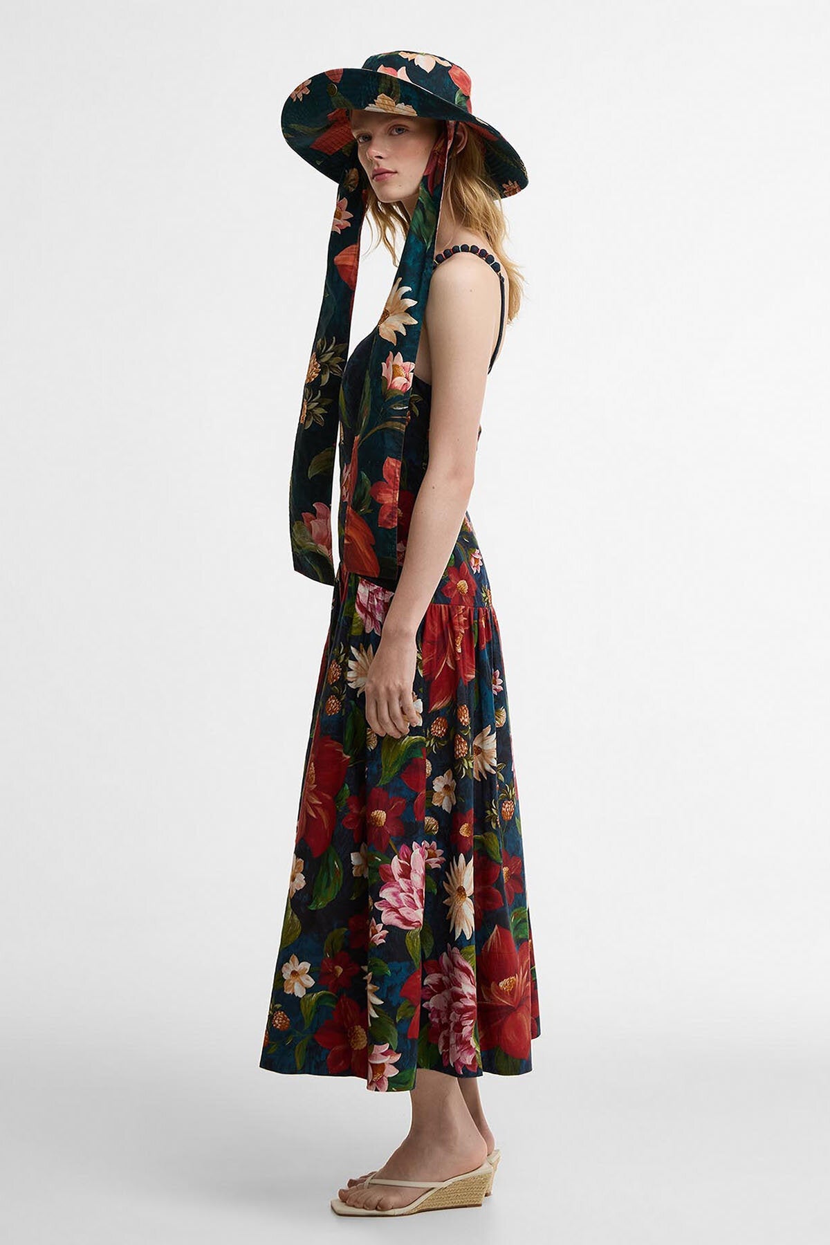 Wildblumen-Midikleid