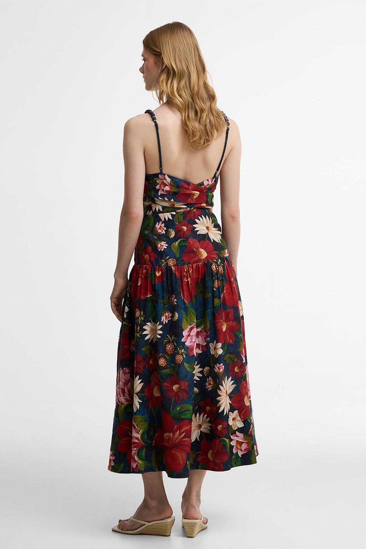 Wildblumen-Midikleid
