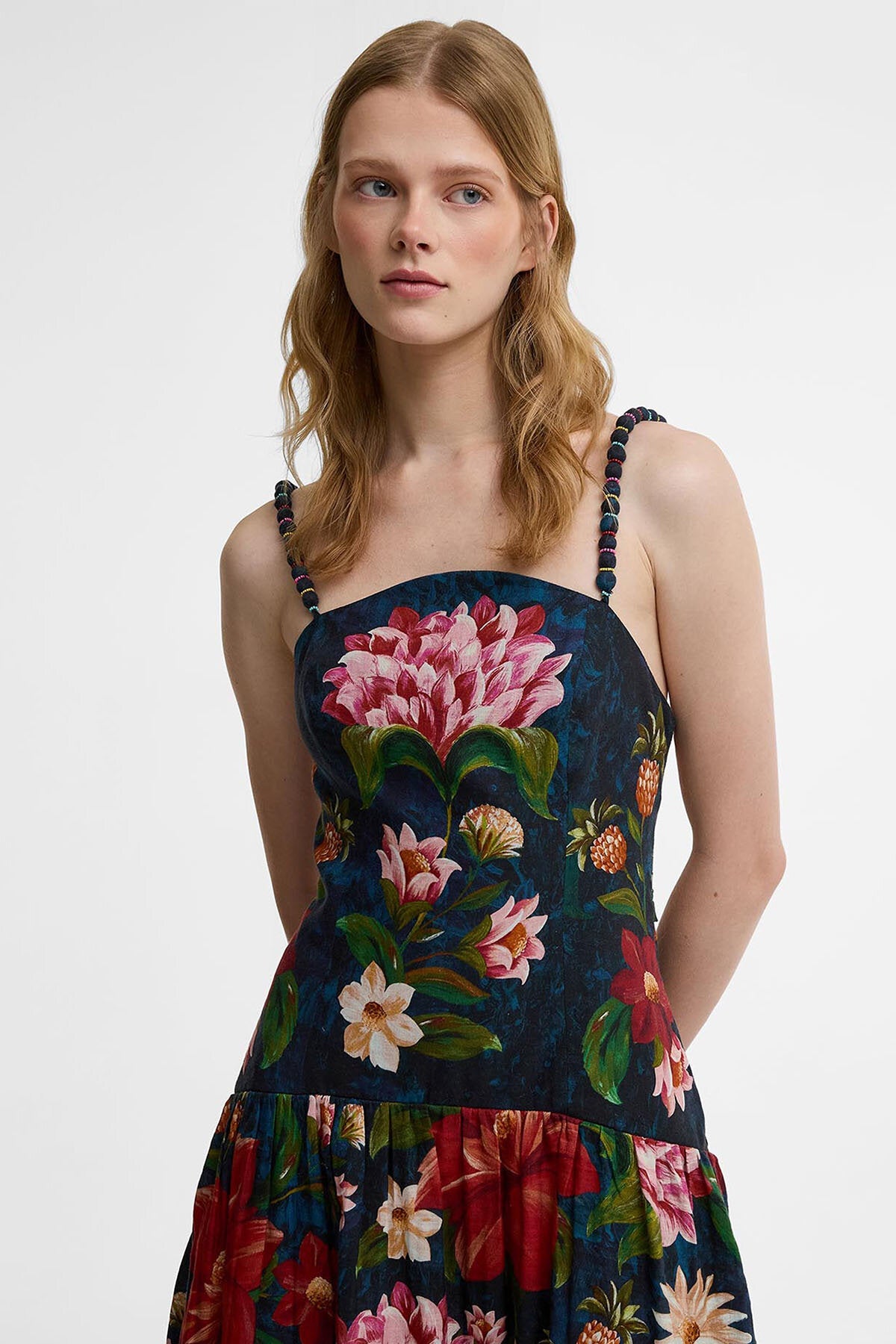 Wildblumen-Midikleid
