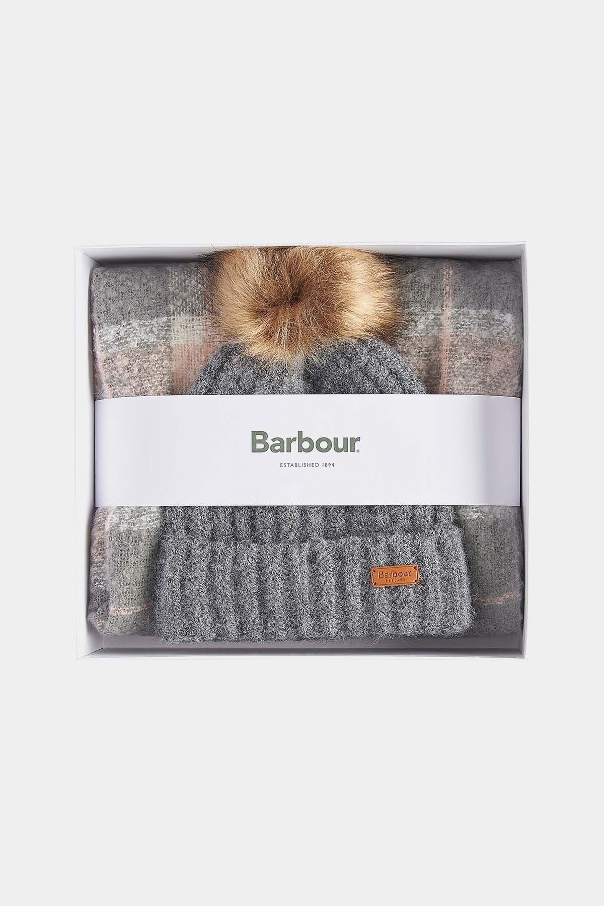 Saltburn Beanie und Tartan Schal Geschenkset