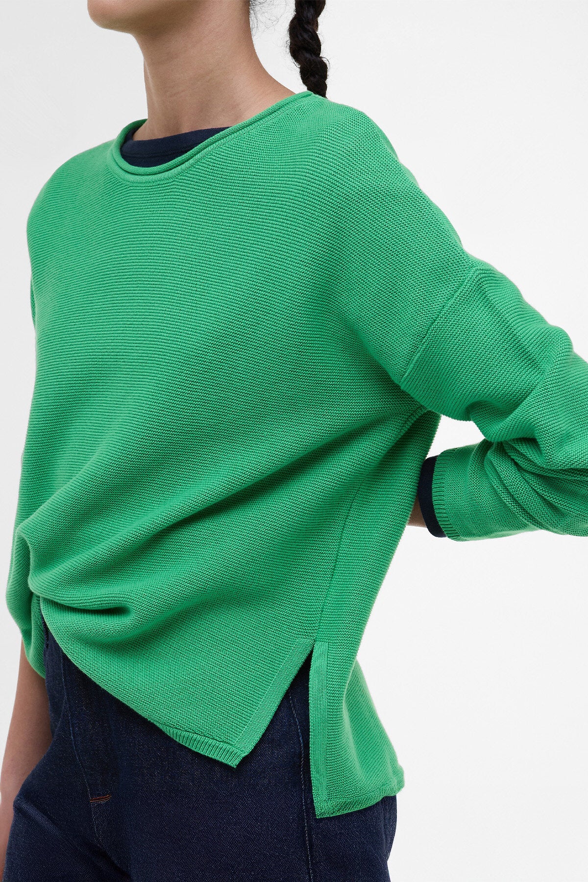 Marine Crew Neck Jumper