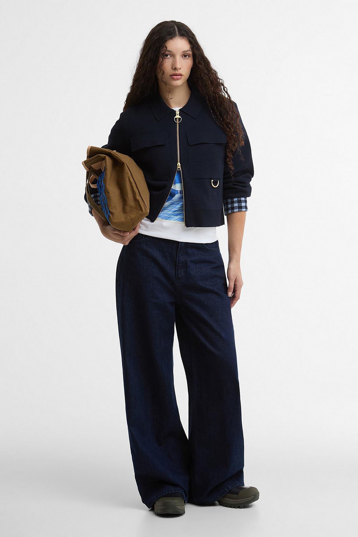 Paul Smith Loves Whitby Knitted Zip Through Cardigan