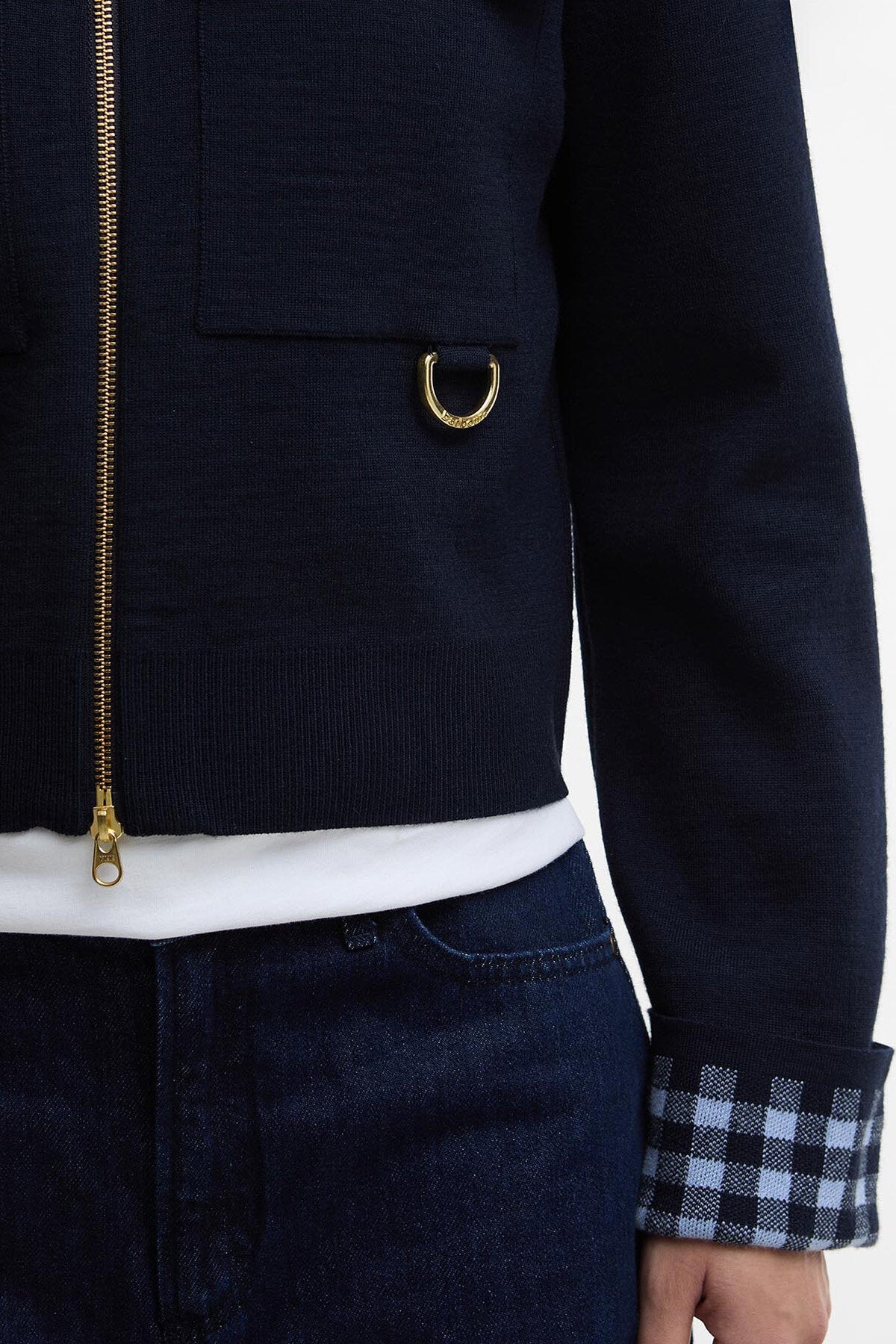 Paul Smith Loves Whitby Knitted Zip Through Cardigan