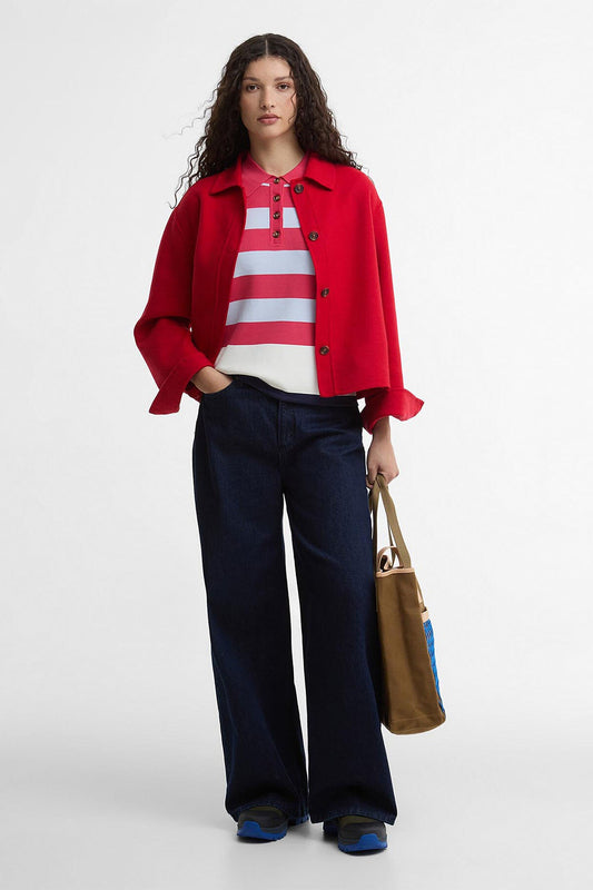 Paul Smith Loves Felton Striped Knitted Polo