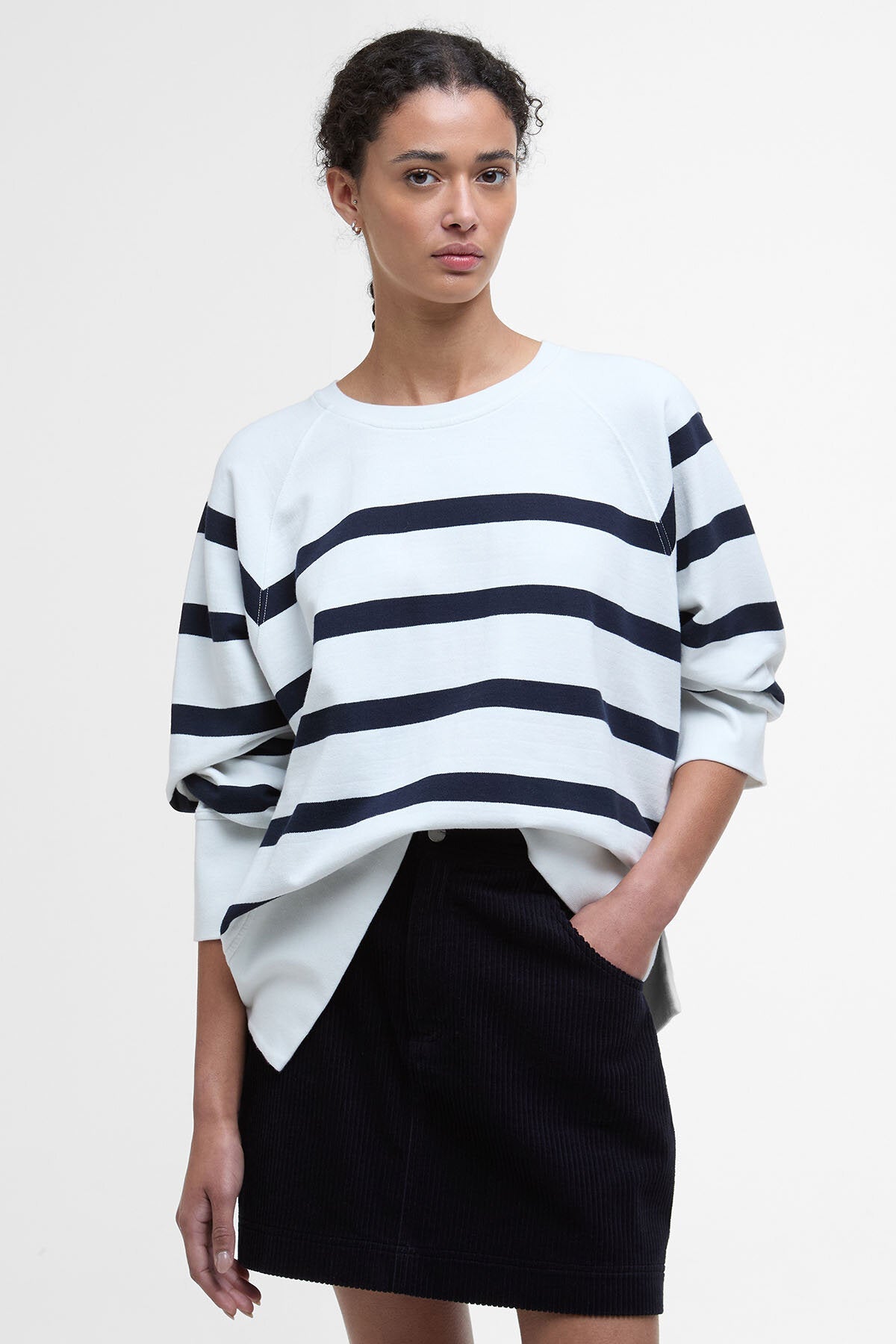 Gestreiftes Delaney-Sweatshirt