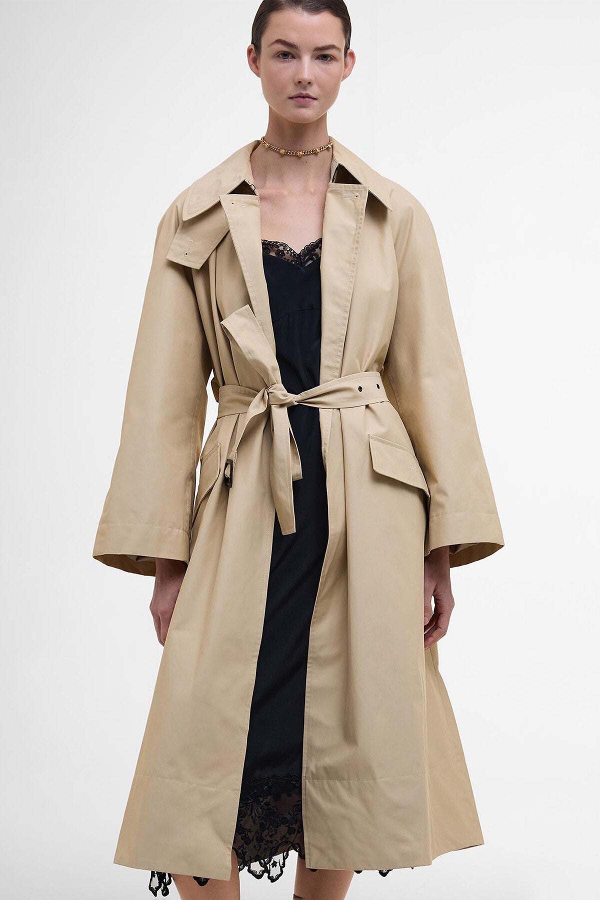 The Edit by Alexa Harley Showerproof Trench Coat