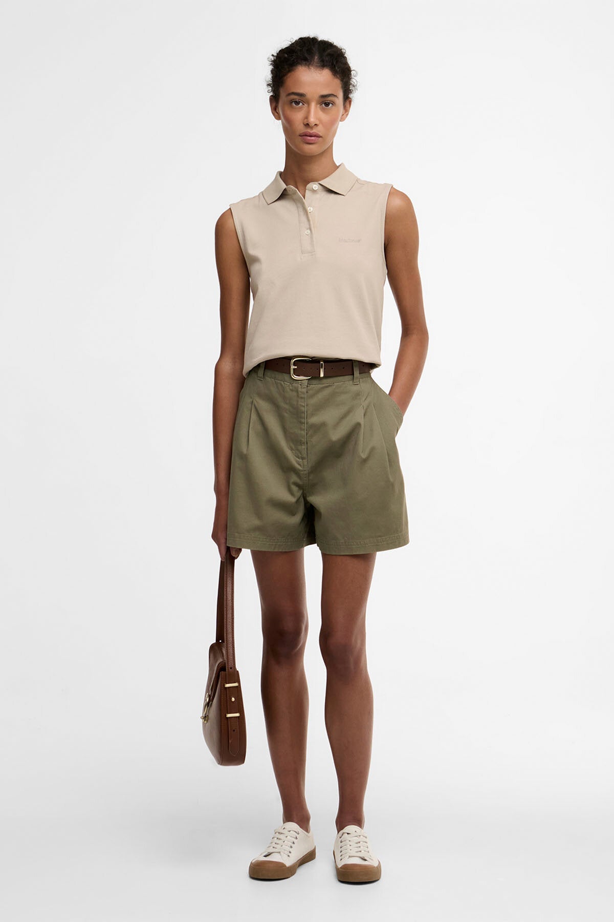 Shorts mit Bundfalten