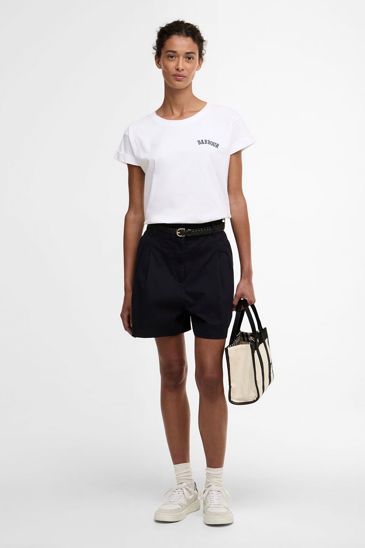 Shorts mit Bundfalten