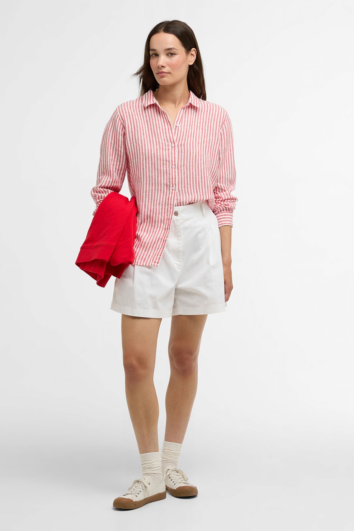 Shorts mit Bundfalten