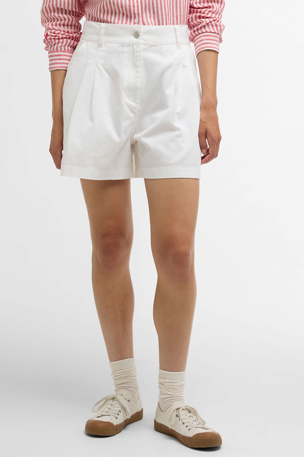 Shorts mit Bundfalten