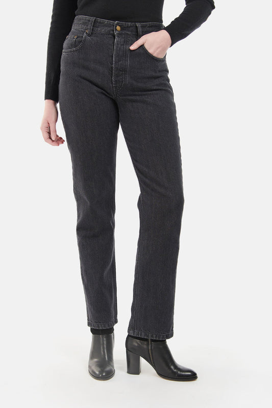 Burne Mid Rise Straight Jeans