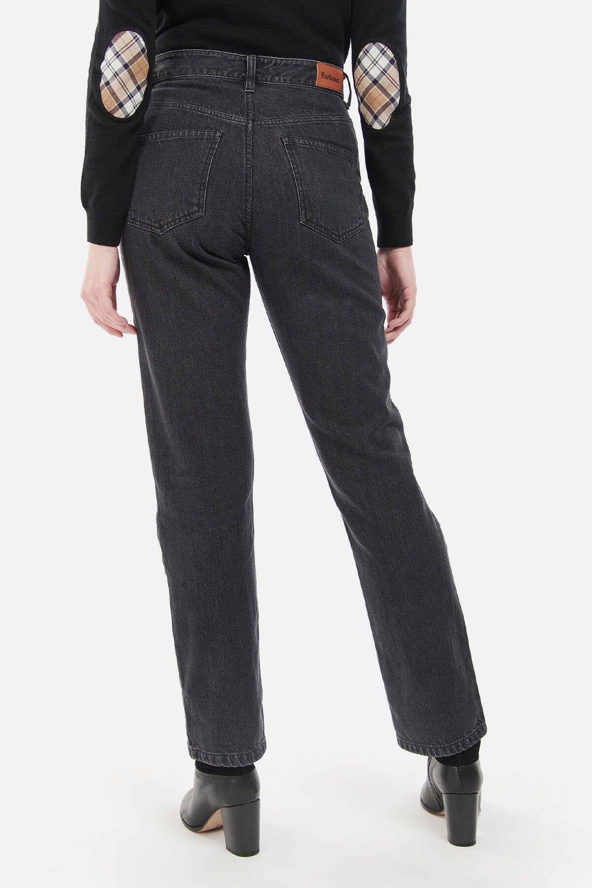 Burne Mid Rise Straight Jeans